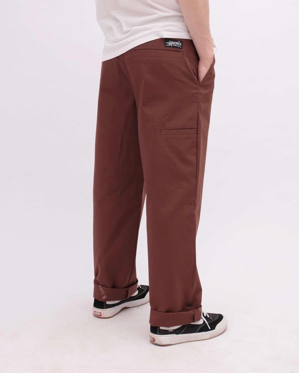 Брюки Workchino Коричневые - фото 4