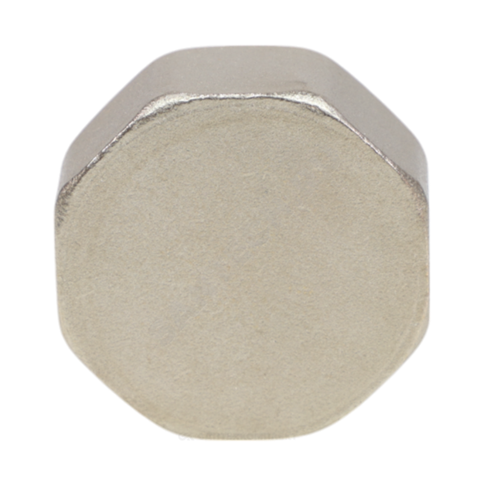 Заглушка латунь никель Ду 50 (2") ВР VALFEX VF.590.N.200