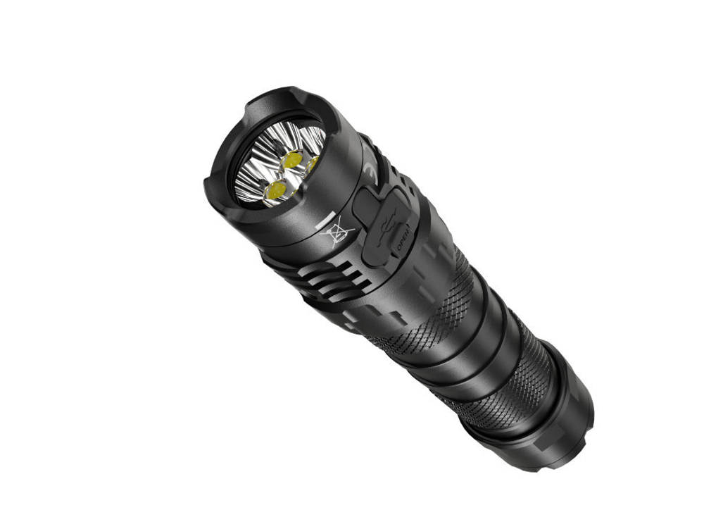 Фонарь светодиодный тактический  Nitecore P10iX, 4000 лм., режим стробоскоп, аккумулятор, водонепрон