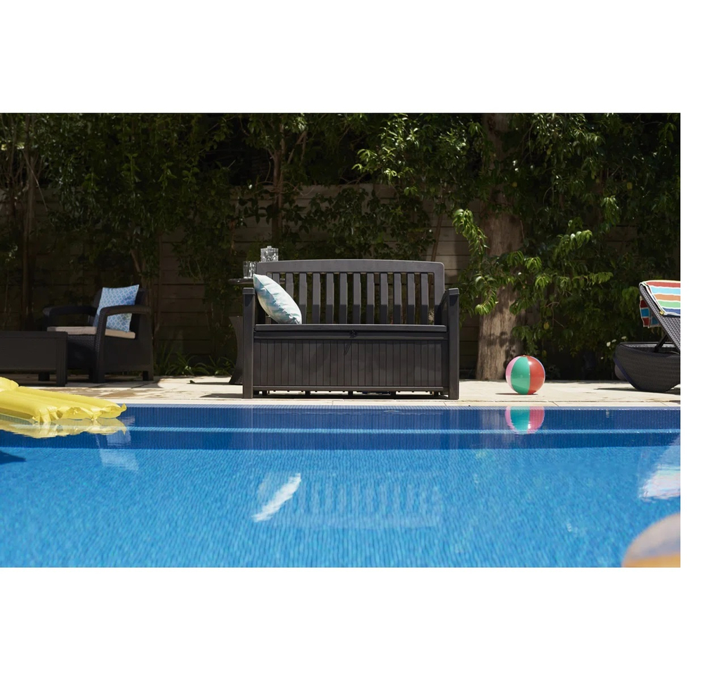 Скамья - сундук Keter Patio Bench brown