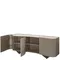 Комод Shelf 200х80х50 см, глянцевая керамика Toscane, матовая эмаль цвета тауп