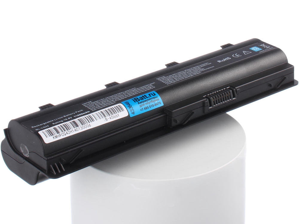 Аккумулятор iBatt 13600mAh, для HP- Pavilion g6-2127sr 635 Notebook PC CQ58-253SR g6-1000er Presario CQ56-103ER dv6-3109er dv7-6b53er