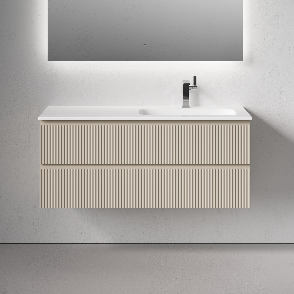 Тумба подвесная Sancos Snob R правая 1195х445х500, SNR120RCE, арт. SNR120RCE