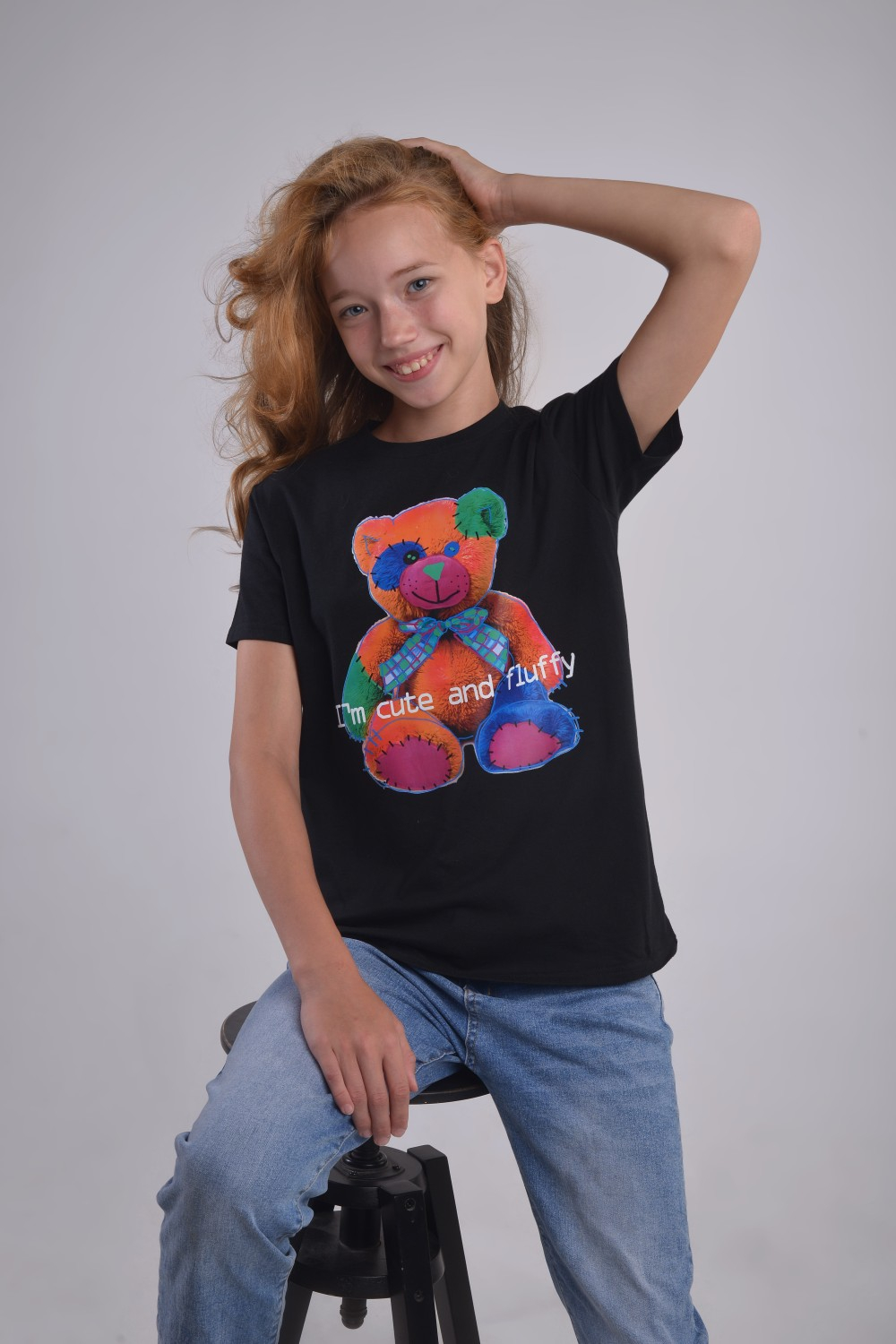 Футболка детская для девочек Teddy арт.6173814