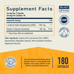 SMNutrition, AKG с витамином C, 180 капсул
