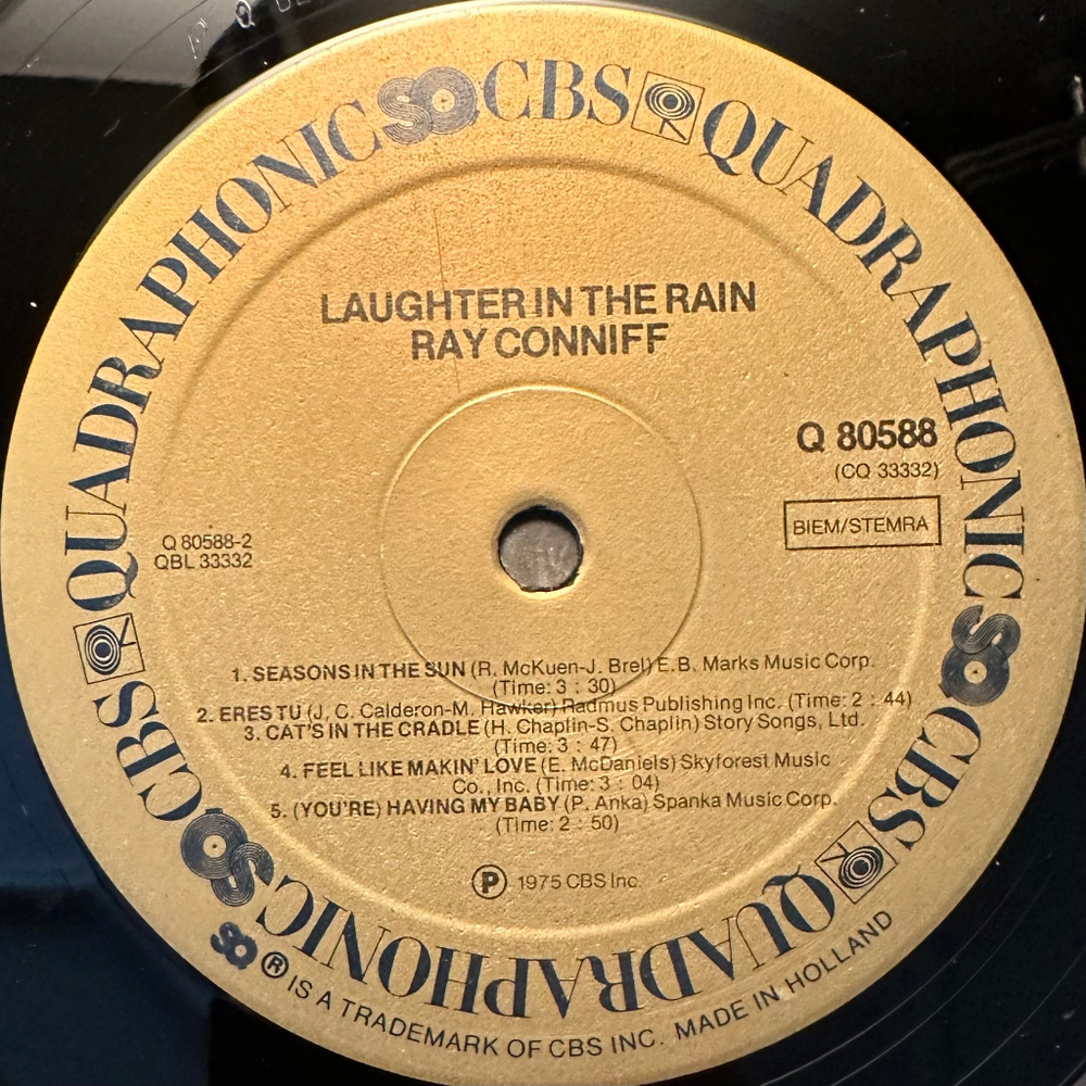 Ray Conniff - Laughter In The Rain (Голландия 1975г.)