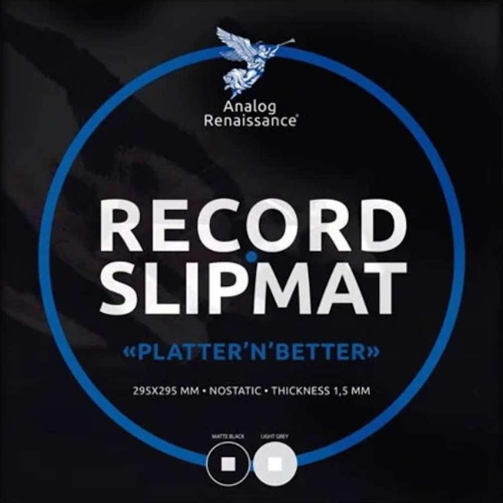 Слипмат Для Проигрывателя (Analog Renaissance Record Slipmat)(Чёрный)