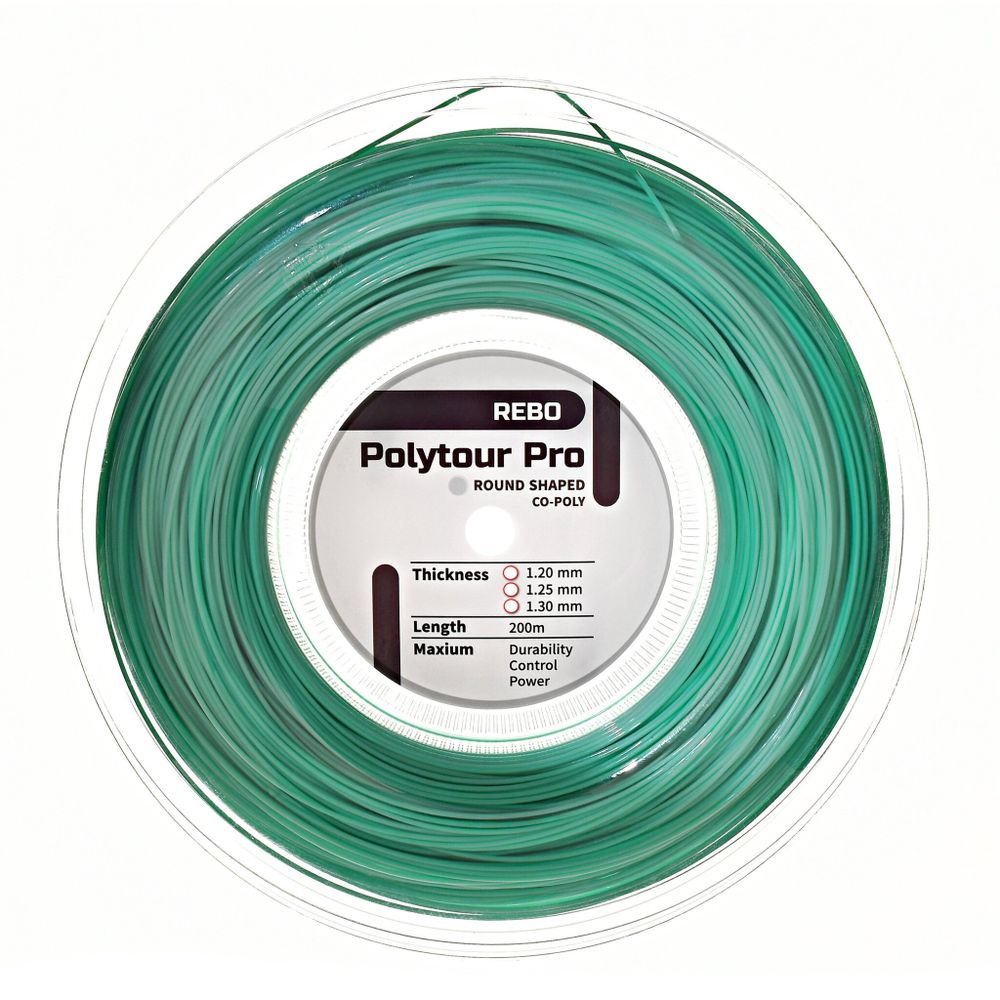 Струны для тенниса REBO POLYTOUR PRO MINT В нарезке (1 натяжка) 12 м