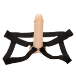 Телесный фаллопротез Life-Like Extension with Harness - 17,75 см. (Цвет: телесный)