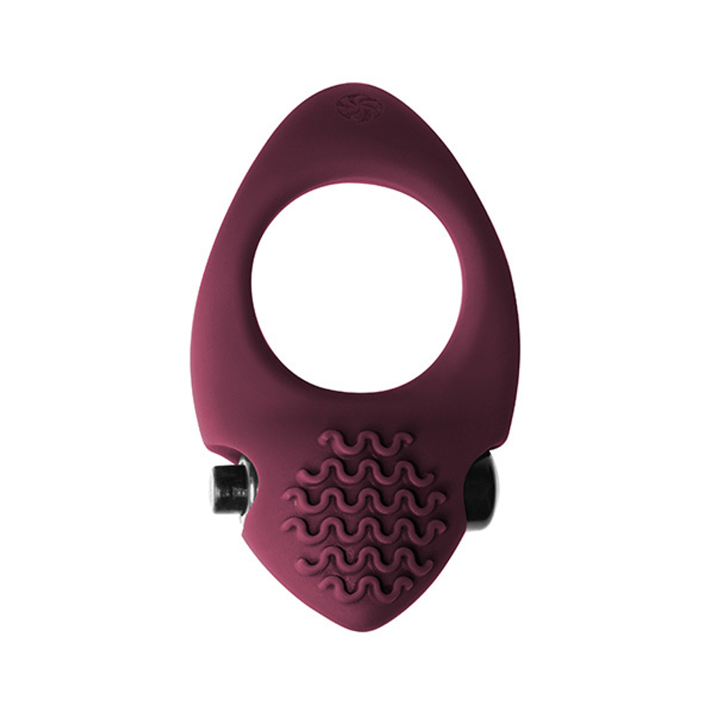 Бордовое эрекционное виброкольцо 3см Lola Games Pure Passion Midnight Wine Red 1300-02lola