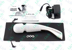 Большой профессиональный массажер Smart Wand Large белого цвета