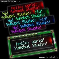 Экран LCD 1602 I2C - RGB шрифт