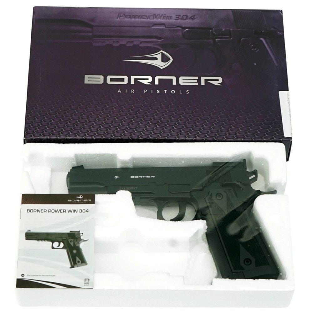 Пневматический пистолет Borner Power Win 304 (Colt), кал. 4,5 мм