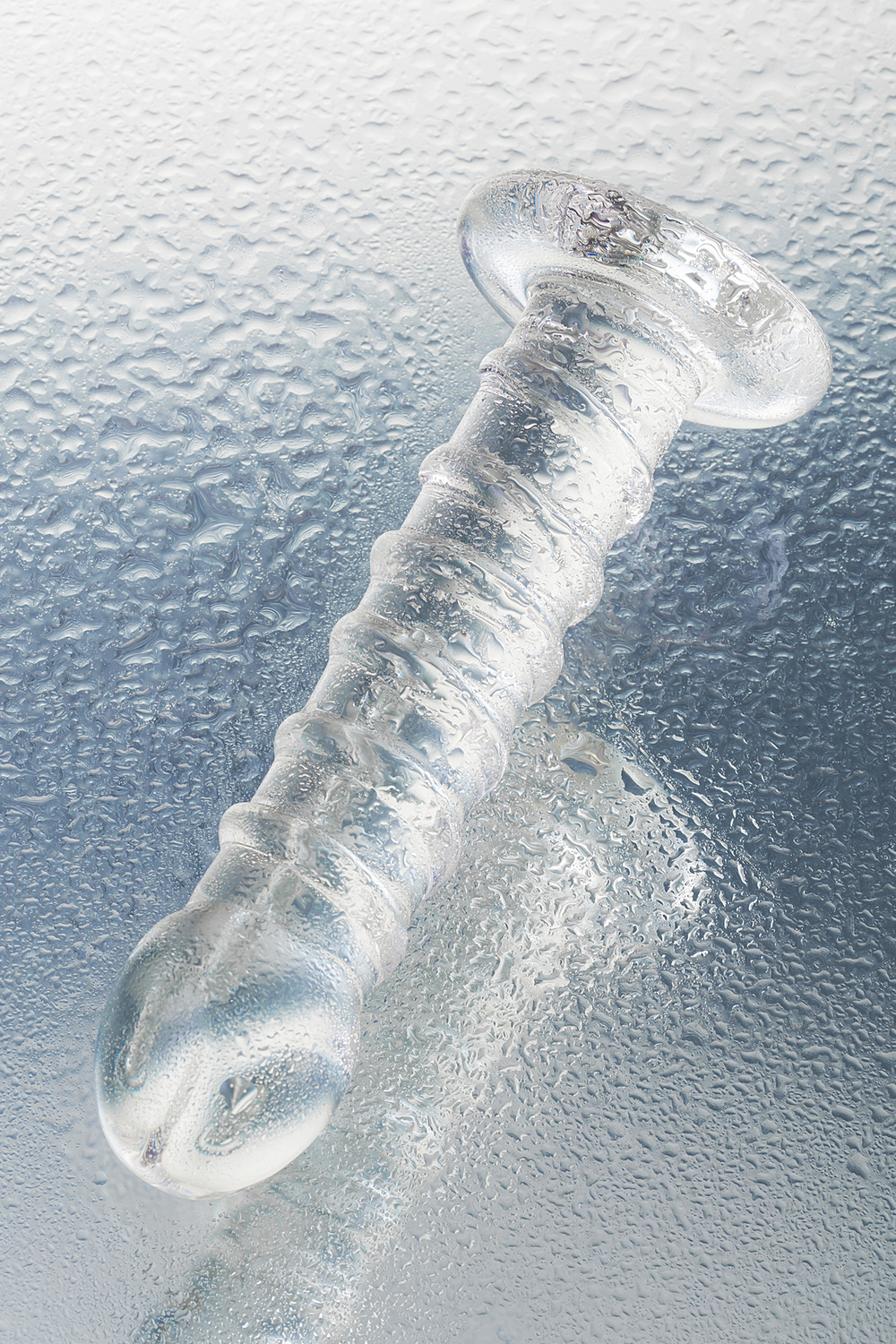 Фаллоимитатор Sexus Glass стеклянный прозрачный 15 см