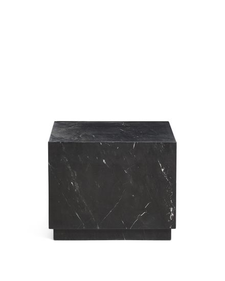 Журнальный столик Sorein из черного мрамора 50 x 50 см
