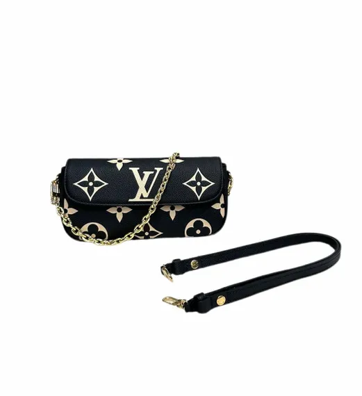 Кошелек Louis Vuitton Ivy на цепочке черный