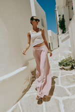 ШИРОКИЕ СТРУЯЩИЕСЯ БРЮКИ — ZARA
