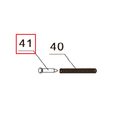 Купить Запчасть №41 для PAG-PC84. Стержень пружины затвора