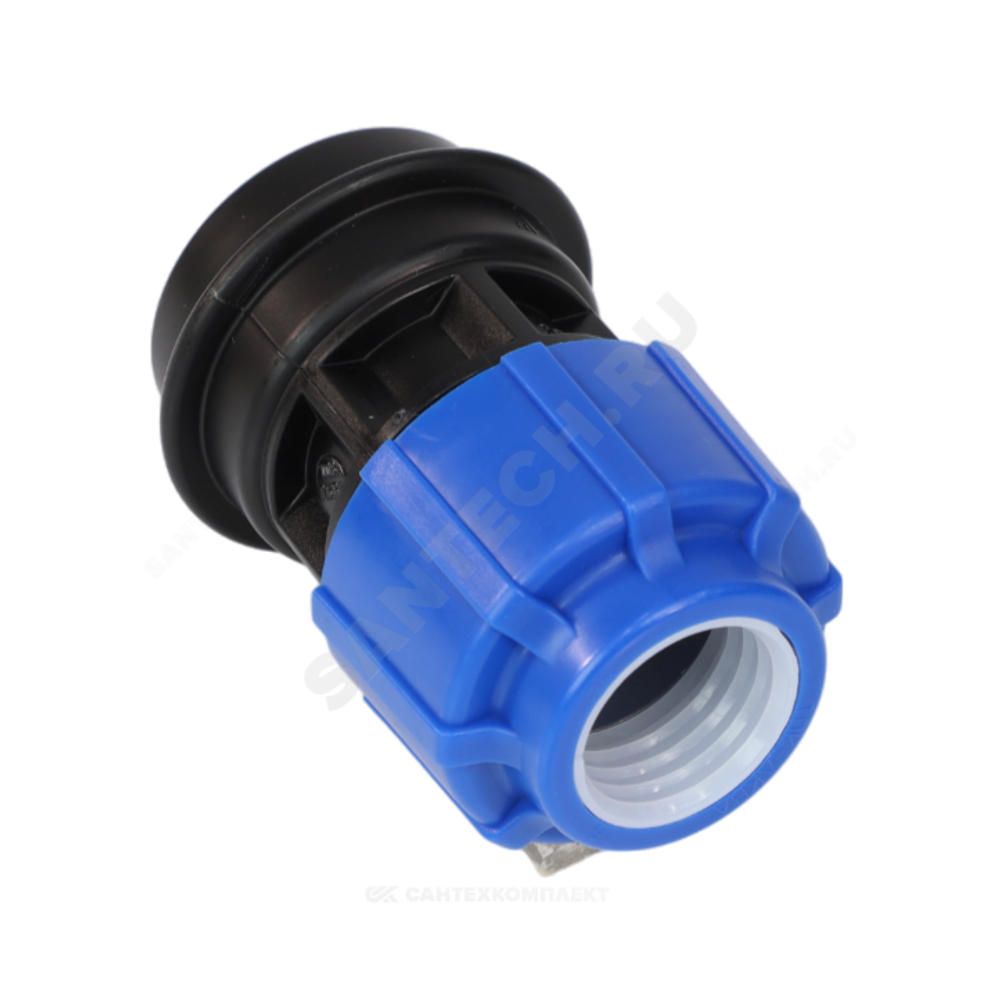 Муфта компрессионная ПЭ Дн 25х1/2" ВР Ру16 ТПК-АКВА 52002512