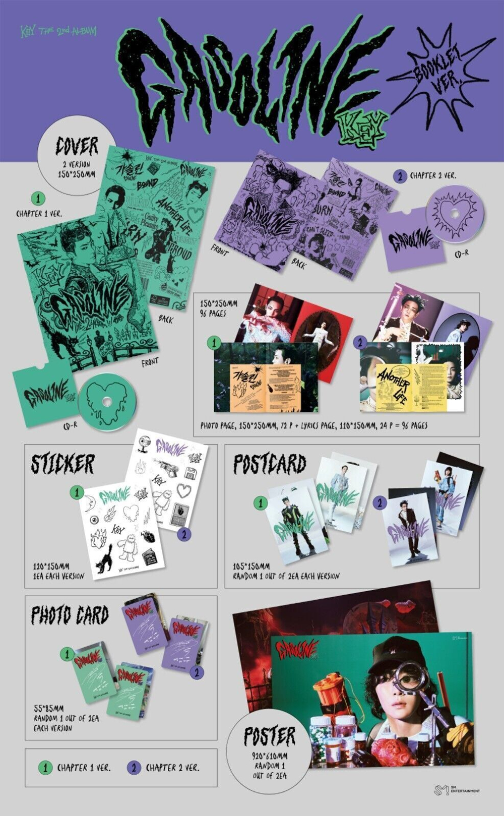 KEY SHINee - Gasoline [Booklet ver.] (Chapter 2 ver.)