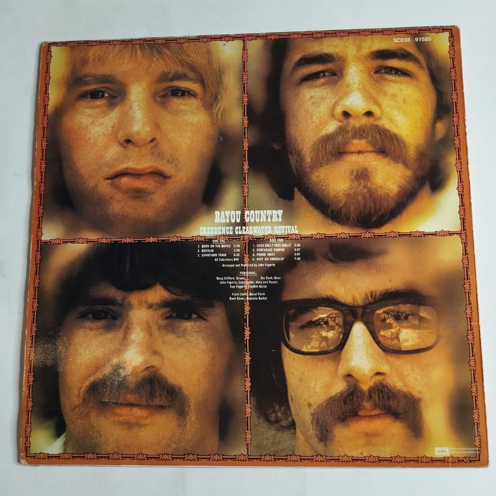 Винтажная виниловая пластинка LP Creedence Clearwater Revival Bayou Country (Holland 1973)
