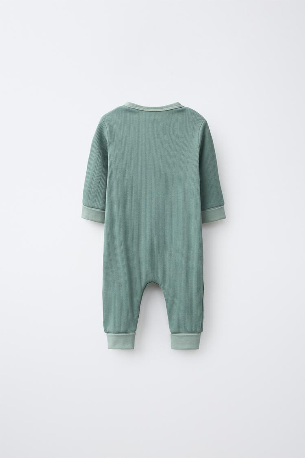 ZARA ОДНОТОННЫЙ КОМБИНЕЗОН, ЗЕЛЕНЫЙ