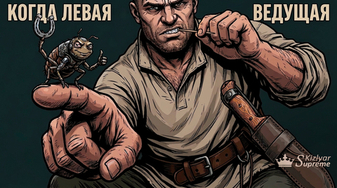 Нож слева: правильные ножны для левшей в Kizlyar Supreme