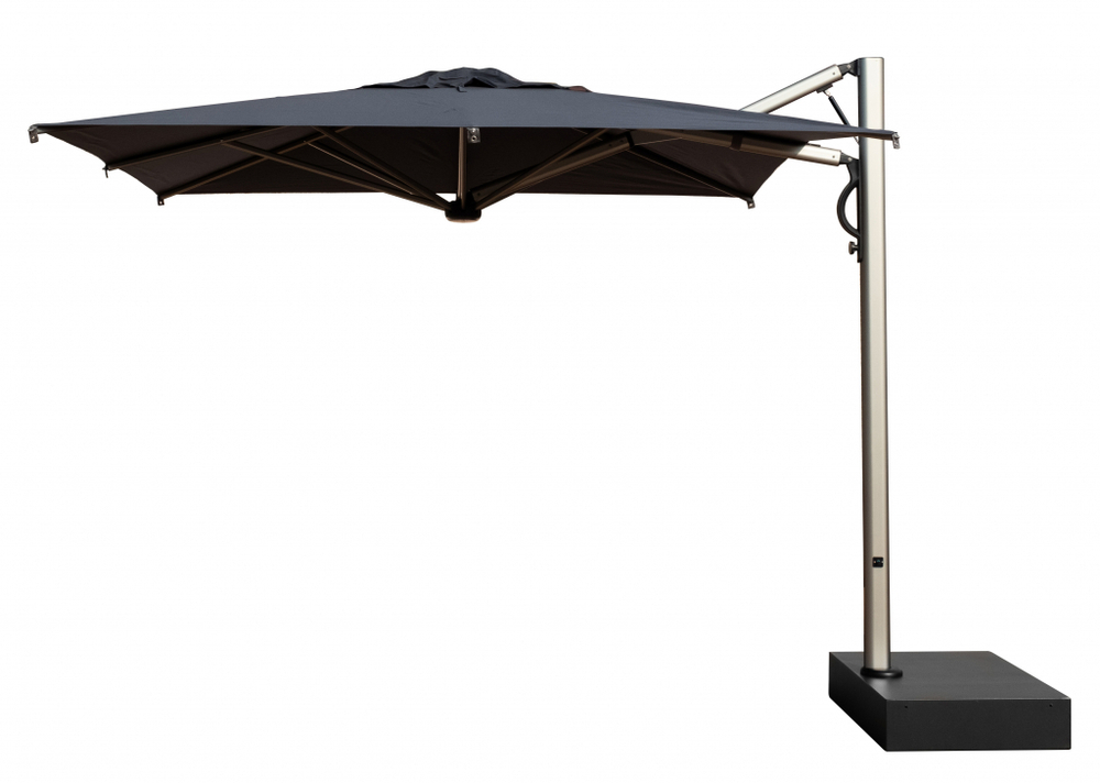 Зонт профессиональный 2.9х2.9 м Scolaro Astro Titanium, титан, черный