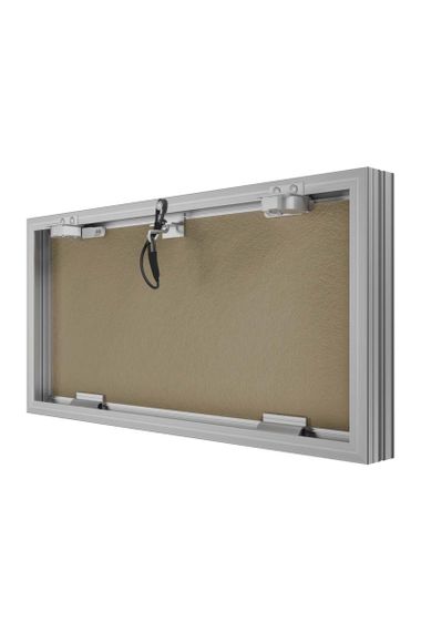 Люк ревизионный D Ceramo Base 600х300 скрыт.монтаж съемный алюминий EVECS