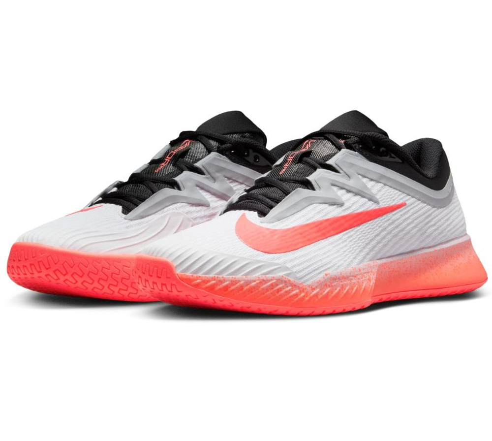 Теннисные кроссовки Nike Zoom Vapor Pro 3 HC Premium — white/hot lava/wolf grey