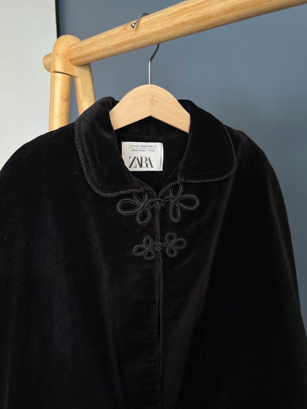 Бархатная накидка Zara, 128