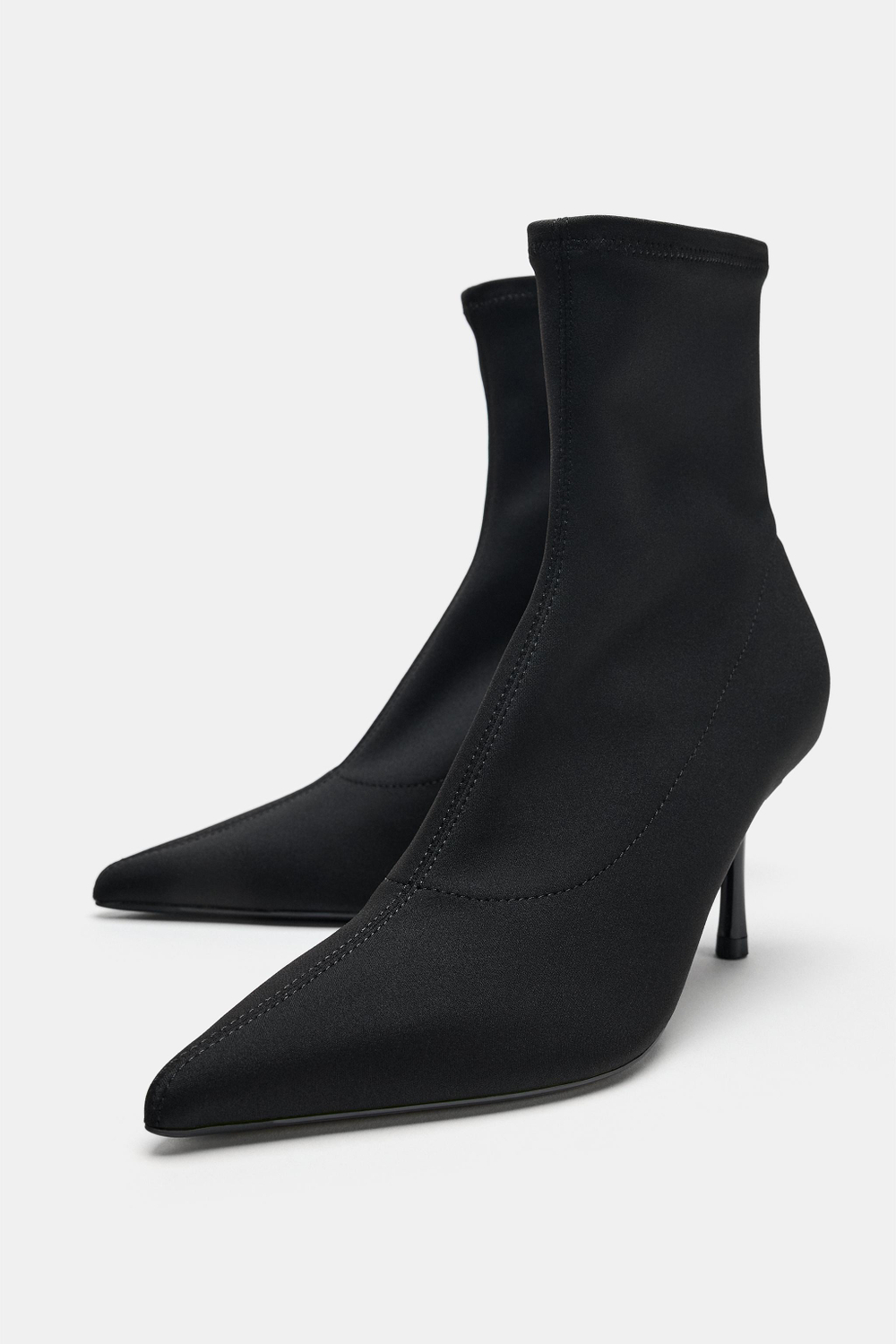 ZARA БОТИЛЬОНЫ НА ТАНКЕТКЕ, ЧЕРНЫЙ