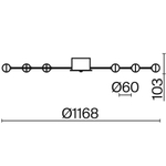 Потолочный светильник Freya FR5242CL-24BS