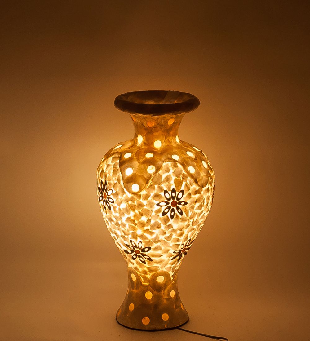 Decor and Gift 34-004 Светильник из перламутра «Ваза» 60см
