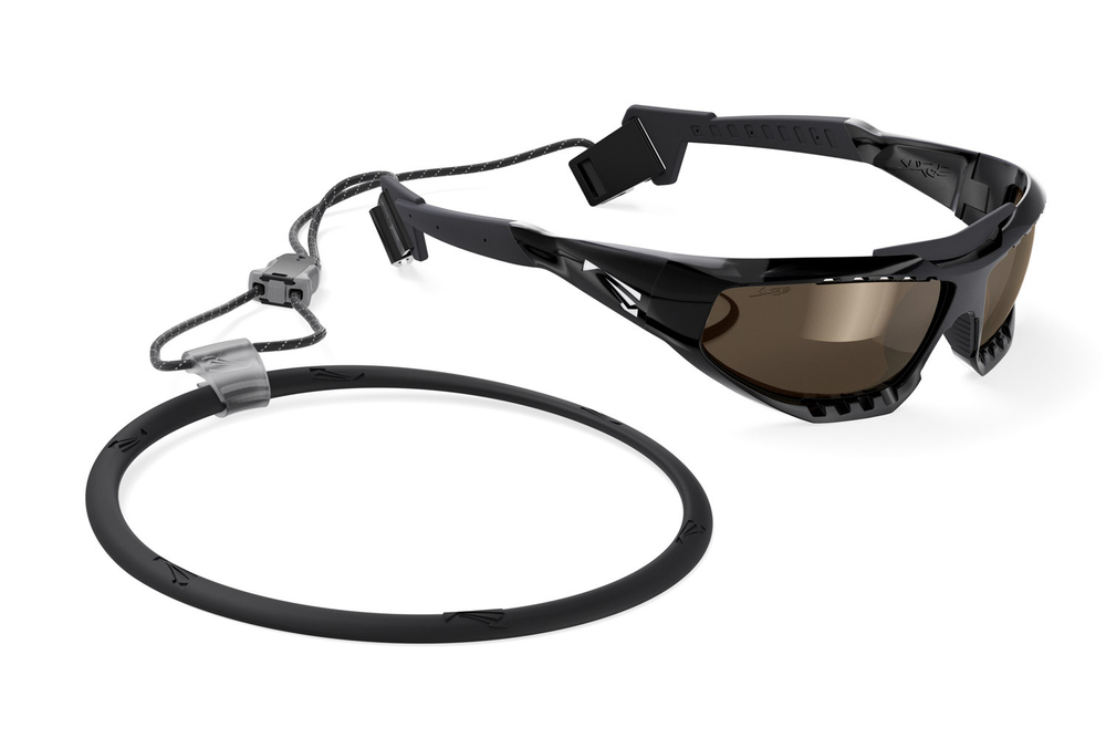 Спортивные очки LiP Surge / Gloss Black - Black / PC Polarized / Brown Lens