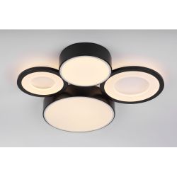 Светильник потолочный светодиодный Rivoli Aliona 6161-701 LED 87 Вт 3000 - 6000 К с пультом | Интерьерные светодиодные светильники