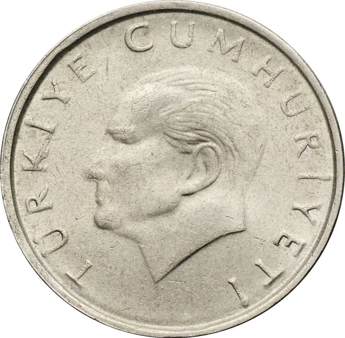 10 000 лир 1996 Турция (10 Bin Lira) (Широкий гурт) XF