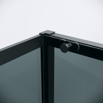 Душевой уголок Grossman Style 130х70 120.K33.05.1370.21.10 профиль Черный матовый стекло тонированное