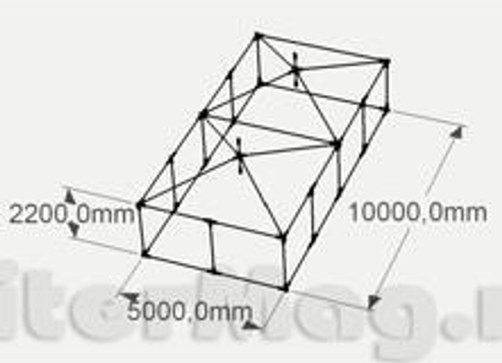Шатер Митек летнее кафе 5x10 м