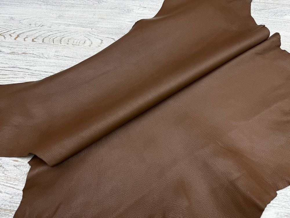Амели цв. Коричневый / Amelie Milk Choco, толщ. 1,4-1,6 мм, натуральная кожа козы