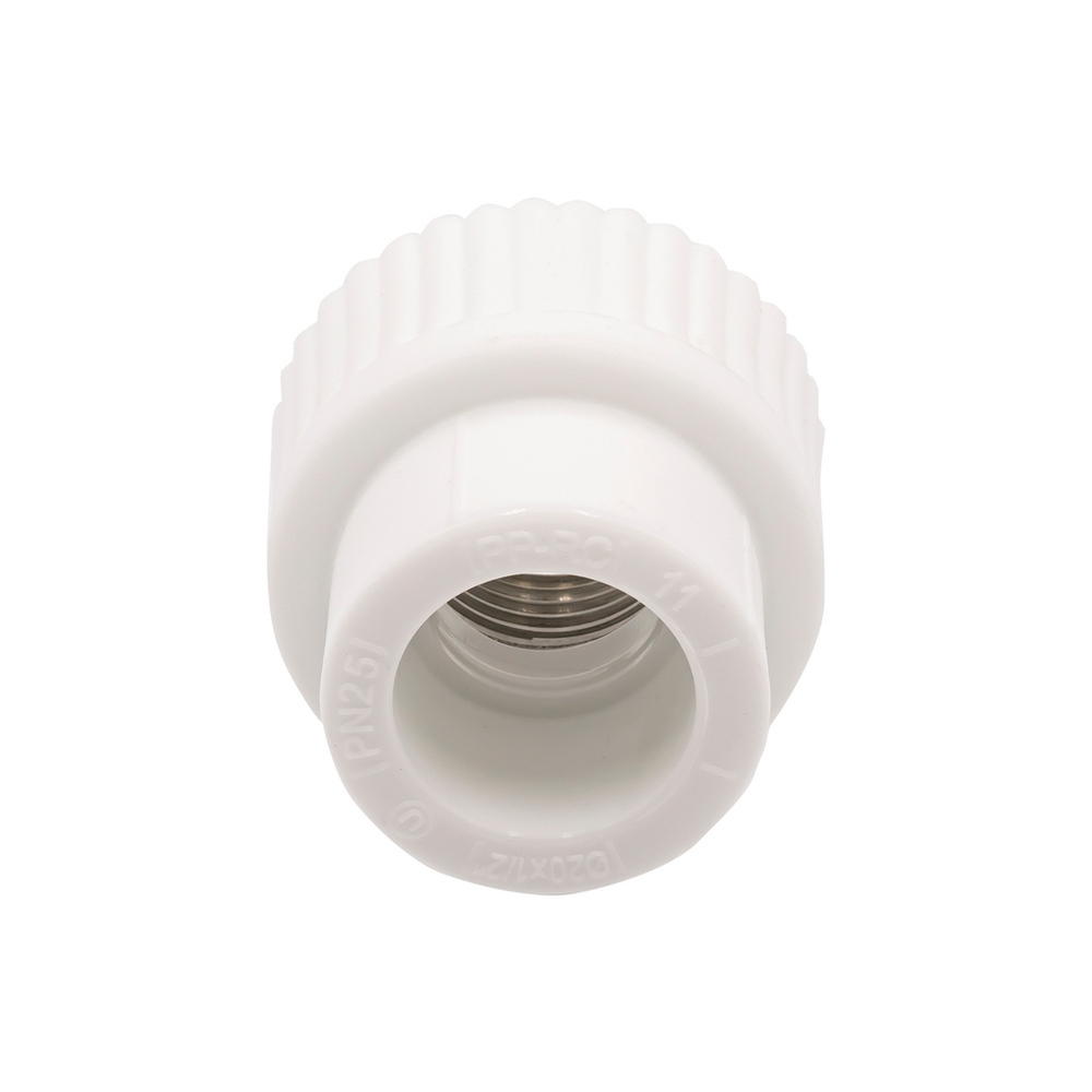 Муфта комб. вн 20х1/2'' EVER® БЕЛЫЙ штрихкод (Россия)