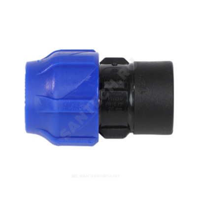 Муфта компрессионная ПЭ Дн 20х1/2" ВР Ру16 VALFEX 121001220012