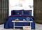 Постельное белье NAVY синий  deluxe TIVOLYO HOME Турция