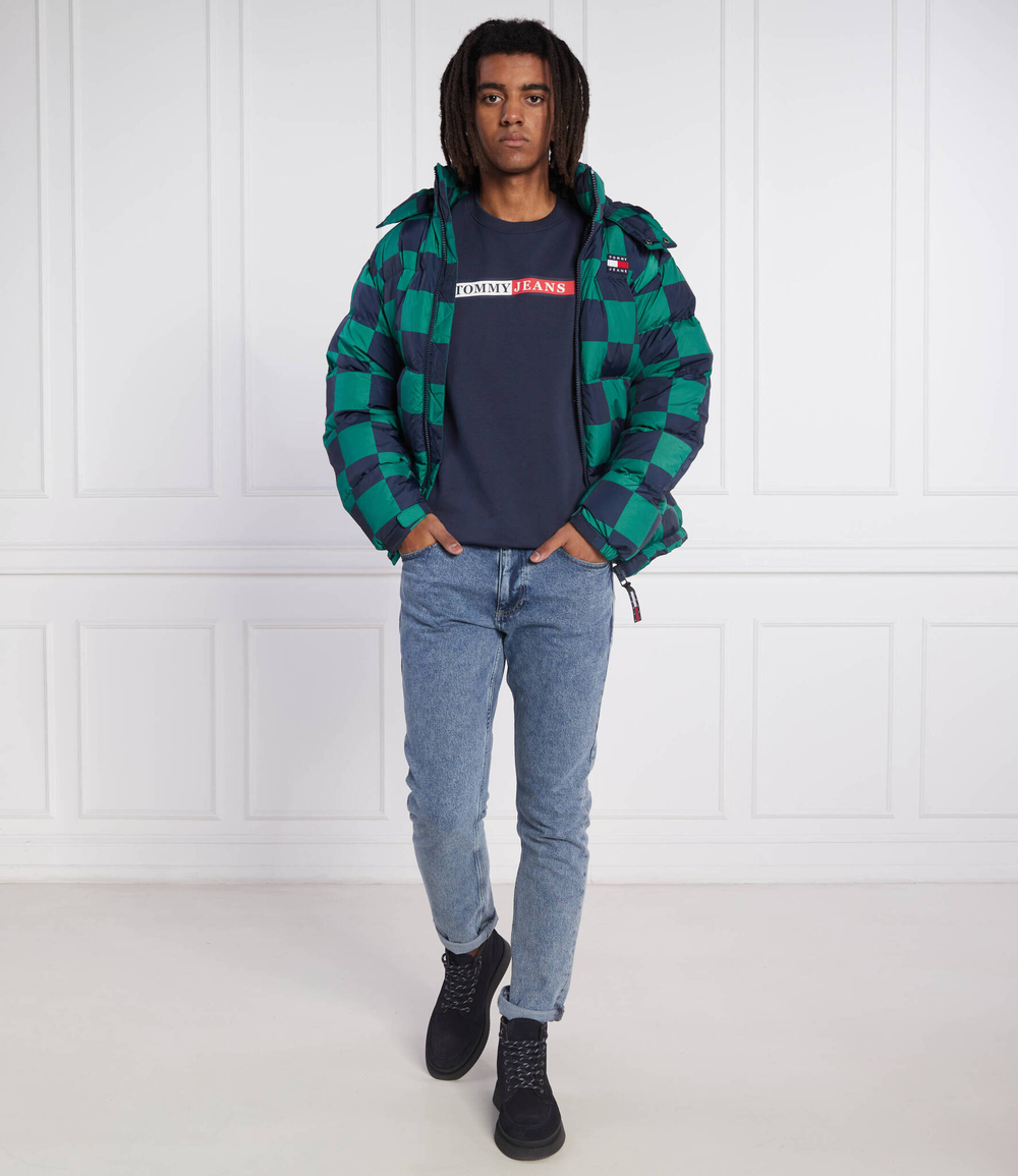 Худи essential Tommy Jeans - темно-синий(DM0DM15007)