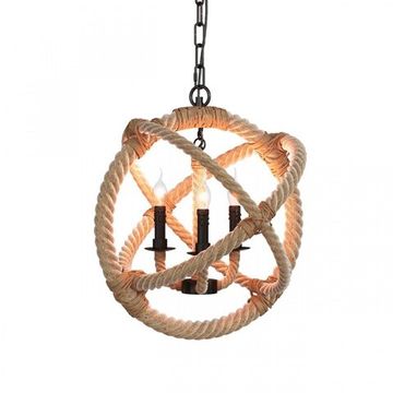 Подвесная люстра 3*Е14 LOFT1194-3 чёрный Rope LOFT IT