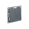 Выключатель двухклавишный с подсветкой Systeme Electric AtlasDesign Грифель, самозажимные клеммы ATN000753S