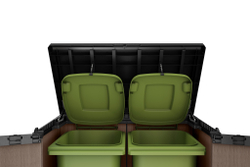Ящик пластиковый Keter Darwin 1150 л brown
