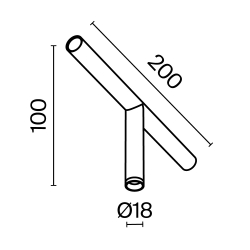 Светильник Technical C102CL-3W3-6K-B
