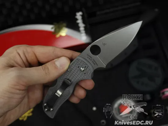 Нож складной Spyderco Native 5 Lightweight 41PGY5 c клинком из стали Maxamet, рукоять FRN