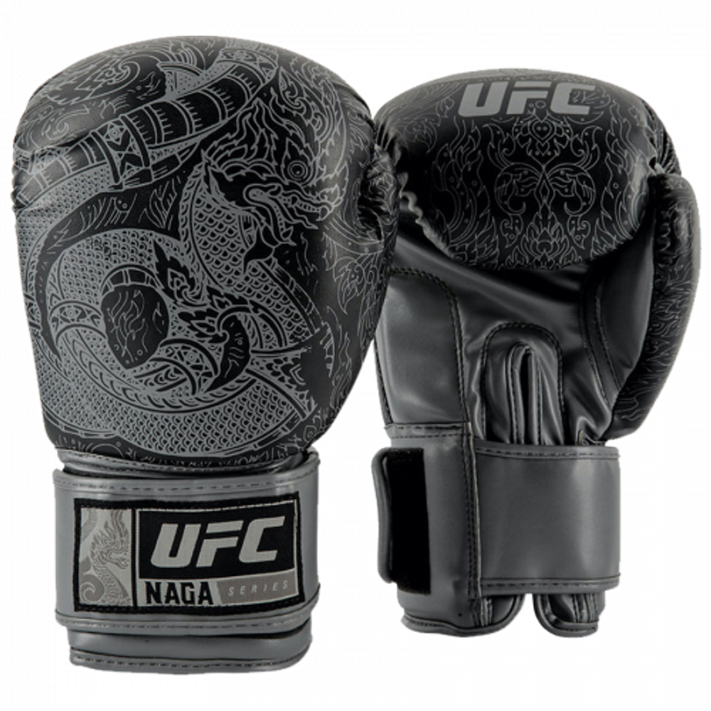 Перчатки для бокса UFC PRO Thai Naga 12 Oz - черные